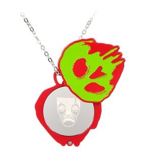 Disney Poisoned Apple Necklace with Compact Mirror